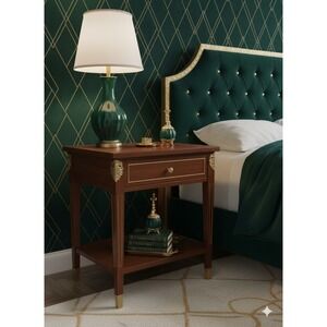 Vtg 50s Emerald & Gold Marilyn Monroe Perfume Bottle Rare EUC Hollywood Regency